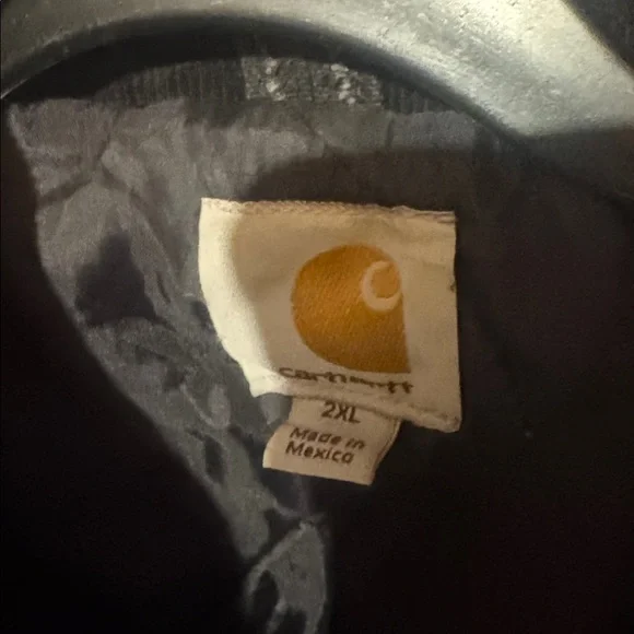 Men's Carhartt j22 jacket winter blanket lined duck winter jacket 2XL - Picture 3 of 5